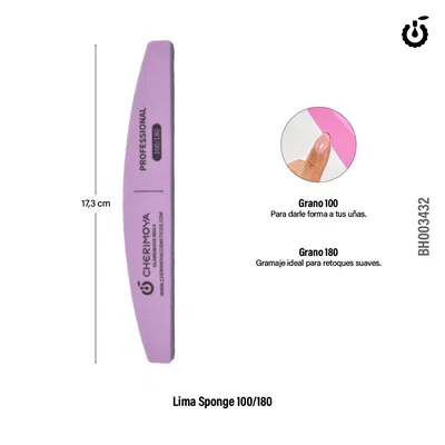 Lima Sponge Media Luna Cherimoya 100/180