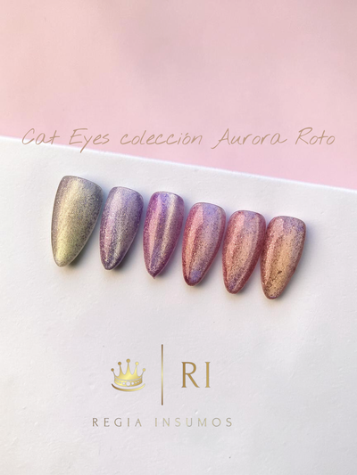 Semp. Cat Eyes Aurora Roto coleccion por 6