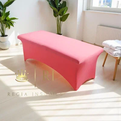 Cubre Camillas mas Almohada Tela Fucsia