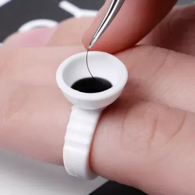 Anillo para Pegamento/pigmento por 10u o bolsa 100