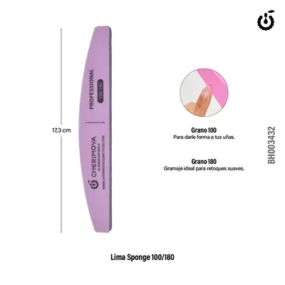 Lima Sponge Media Luna Cherimoya 100/180