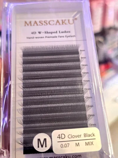 4D W D 0.07 Mix Foxi M Masscaku Fibras Pestañas Tecnológicas 