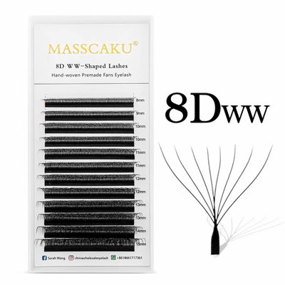 8D W D 0.07 Mix Masscaku Cover Black Fibras Pestañas Tecnológicas 