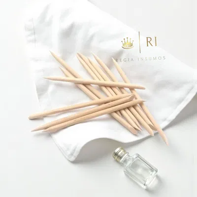 Palitos de Naranjo CORTO Madera por 10 unidades