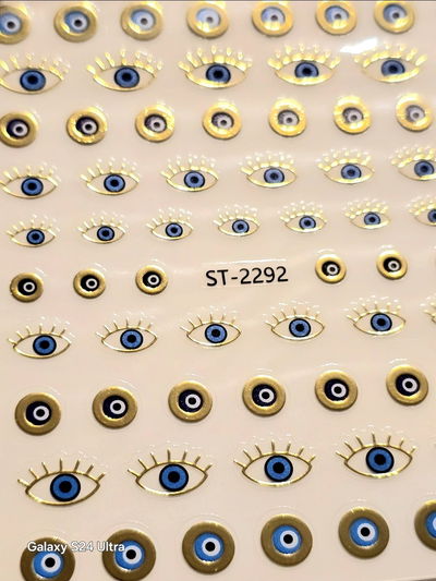 Sticker Ojo turco Oro 2292