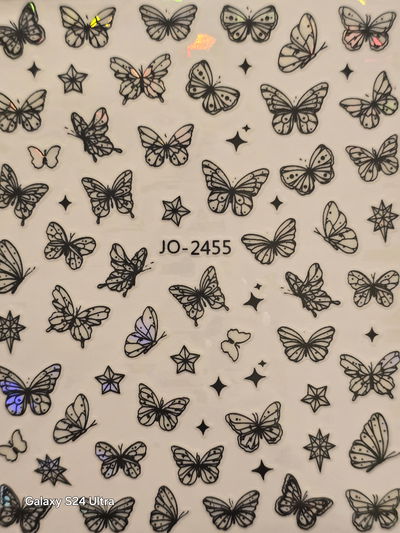 Sticker Mariposas negras 2455