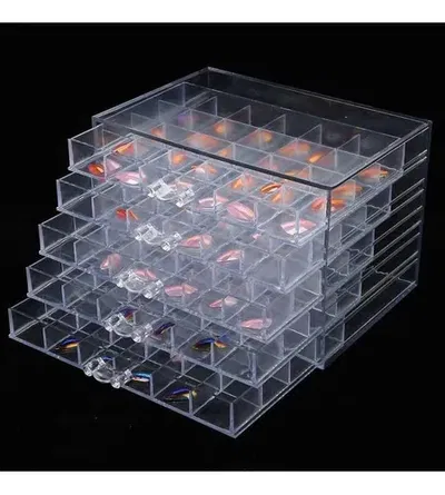 Caja con 4 cajones Organizador Multiuso Acrílico 