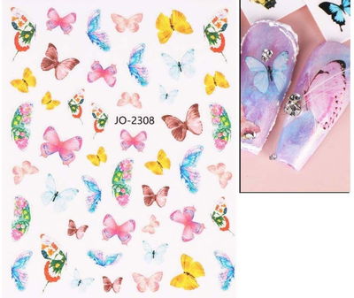 Sticker Holográfico Mariposas 2308