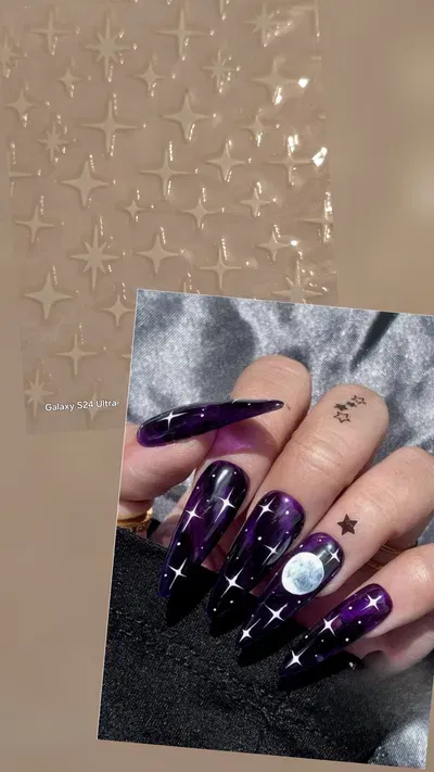 Sticker Estrellitas Blancas 964