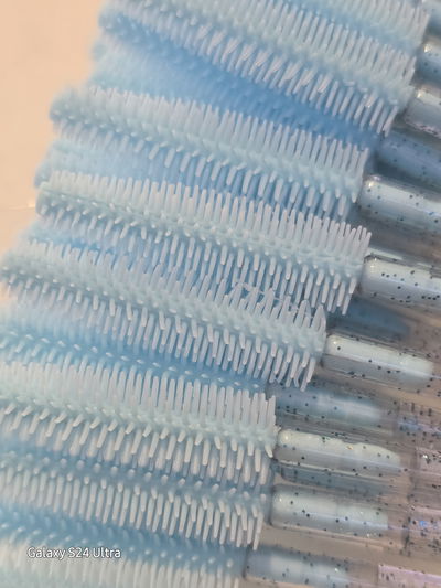Cepillo Silicona para pestañas por 10 u color surtido 