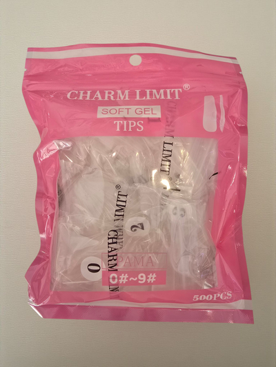 Tips Coffin Pre limados 500 pcs Charm Limit