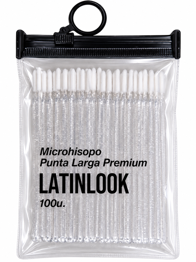 Microhisopos punta larga con neceser POR 100 U