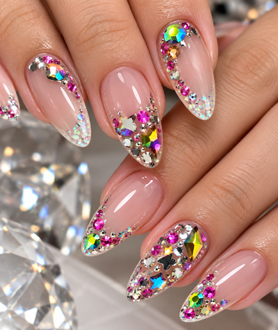 Decoracion mix apliques cristal dije