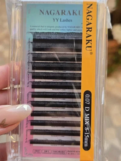 YY D 0.07 2D Nagaraku Fibras Pestañas Tecnológicas 