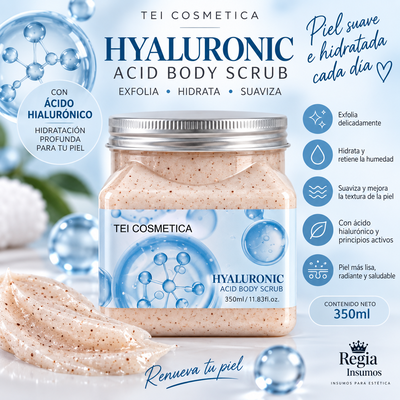 Crema Exfoliante Acido hialurónico 350 grs 