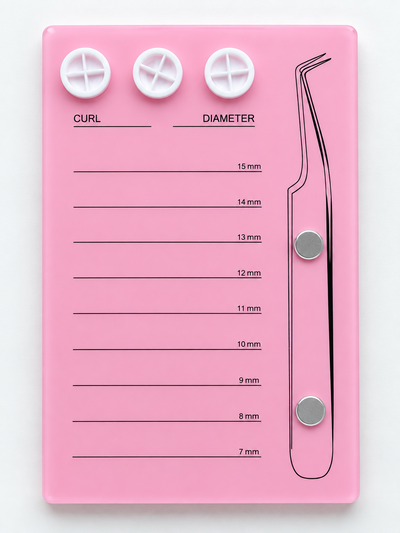 Paleta Imantada Acrilica  porta pestañas Organizador 