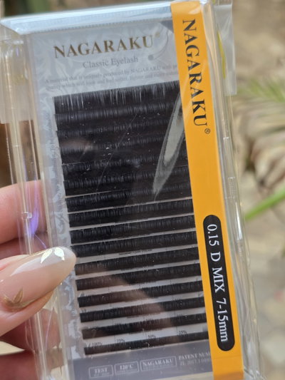 0.15 D Nagaraku Fibras Pestañas Tecnológicas 