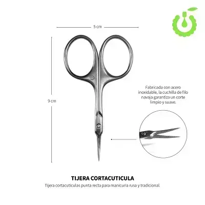 Tijera Premium Corta Cutículas Cherimoya 