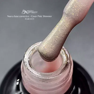 Base Correctiva 117 Cover Pink Shimmer Angela Bresciano 15 ml kapping