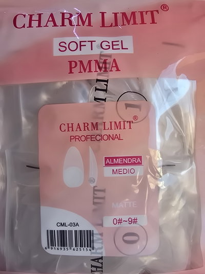 Tips Almendra Pre limados 500 pcs Charm limit