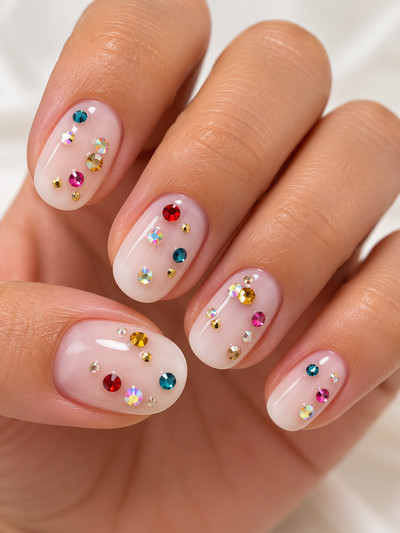 Strass color 1440 pcs  mix