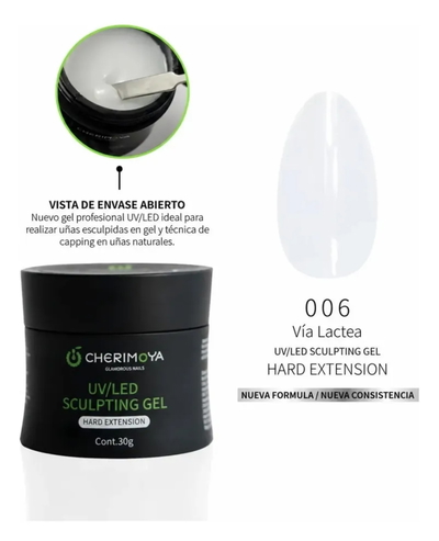 Gel de Construcción Sculpting gel Nro 02 Cherimoya