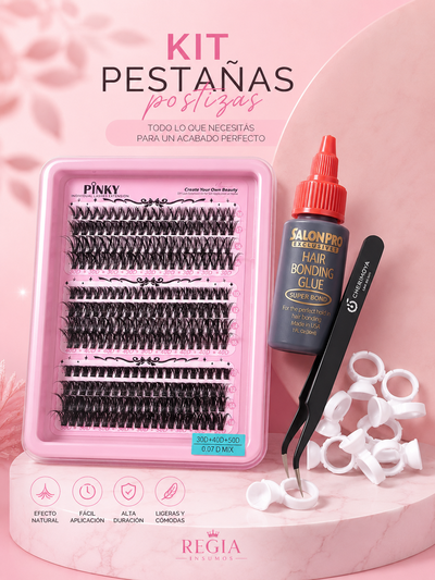 Kit Pestañas Cluster