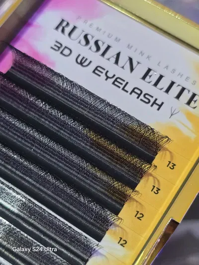 3D W D 0.07 Russian Elite Neicha Fibras Pestañas Tecnológicas 