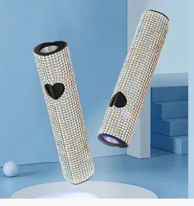 Cabina Linterna corazón con strass inalámbrica para precurado flor