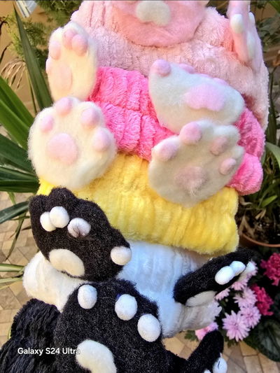 Vincha de Peluche Patas de Ositos