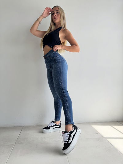 denim blue shine