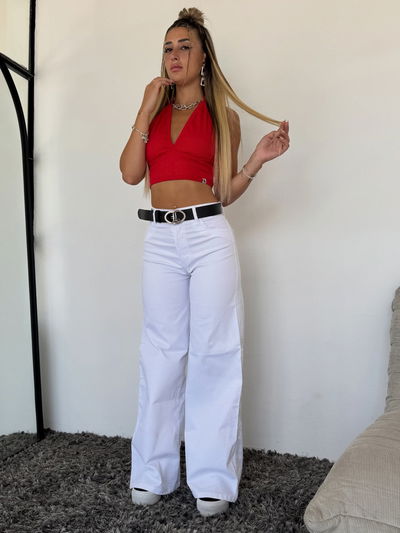 wideleg white