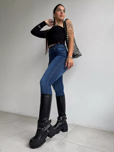 denim blue rivet