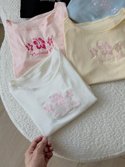 remera flower