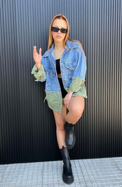campera cozy verde