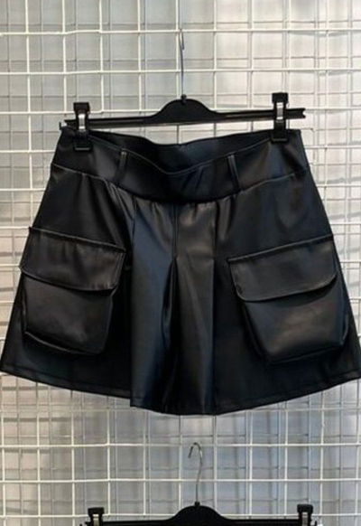 Pollera cargo - Negro