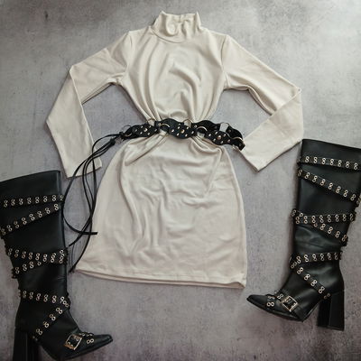 Vestido jazmin lanilla con Morley 