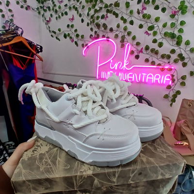 Zapatillas Mía boom talle 35 Blancas