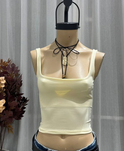 TOP CUELLO CUADRADO - MICROFIBRA