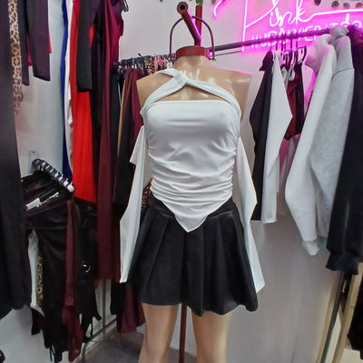 Top shein ml-Blanco