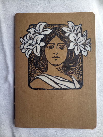 Cuaderno Xilografía rayado A5
