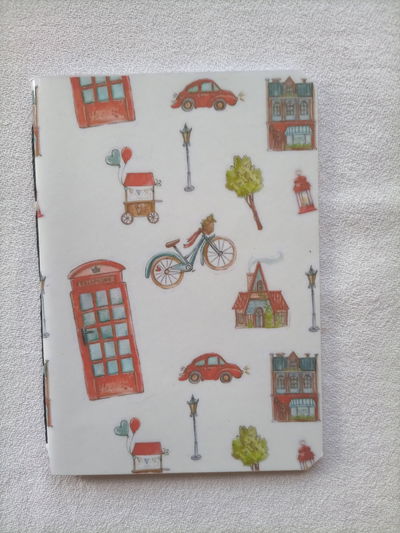 Cuaderno para contraseñas.Tapa Blanda A6