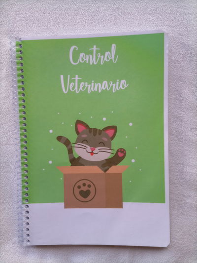 Libreta control veterinario