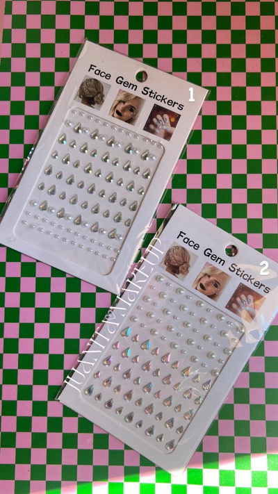 Stickers de Gemas para Rostro – Face Gems