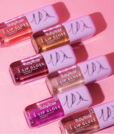 Lipgloss Holográfico Ruby Rose