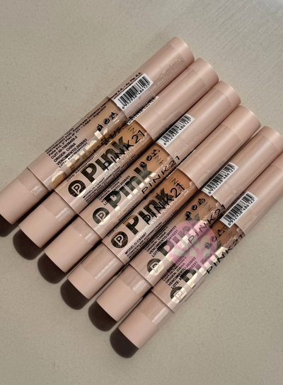 Corrector con Aplicador Esponja – Pink21