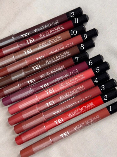 Delineador de Labios TEI Velvet Mousse – Waterproof & 24h