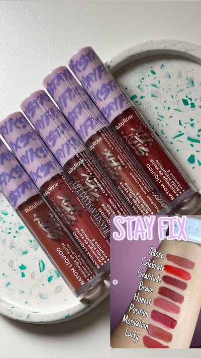 Labial Líquido Matte Stay Fix - Ruby Rose