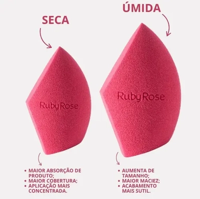 Esponja de Maquillaje Pink Side Ruby Rose