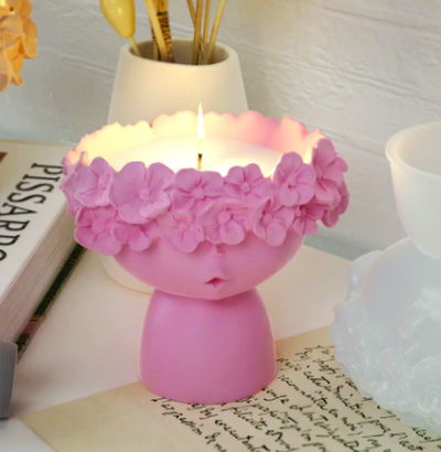 Maceta/portavela Nena